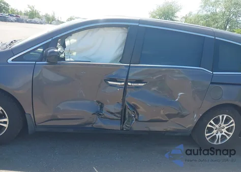 2013 Honda Odyssey Ex-L from USA, damaged, VIN 5FNRL5H62DB007091